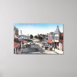 Uitzicht van de bedrijfsafdelingSelma, CA Canvas Afdruk