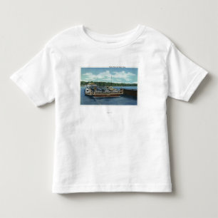 Uitzicht van de Bemus Point en Stow Ferry Kinder Shirts