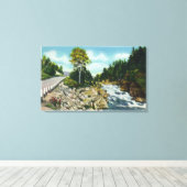 Uitzicht van de benedenloop van de Ammono-rivier Canvas Afdruk (Insitu (Houten vloer))