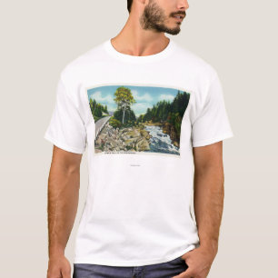Uitzicht van de benedenloop van de Ammonosuc-Herfs T-shirt