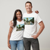 Uitzicht van de benedenloop van de Ammonosuc-Herfs T-shirt (Unisex)