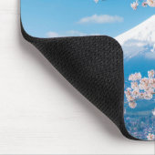 Uitzicht van de berg Fuji met Cherry Blossom Muismat (Hoek)