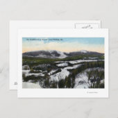 Uitzicht van de berg Saddleback in de winter Briefkaart (Voorkant / Achterkant)