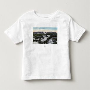 Uitzicht van de berg Saddleback in de winter Kinder Shirts