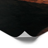 Uitzicht van de berg van de Woningen van Cliff - L Poster (Hoek)