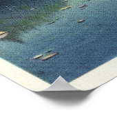 Uitzicht van de berg Washington en de Saco Poster (Hoek)