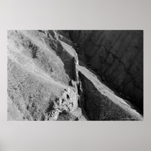 Uitzicht van de bergen poster