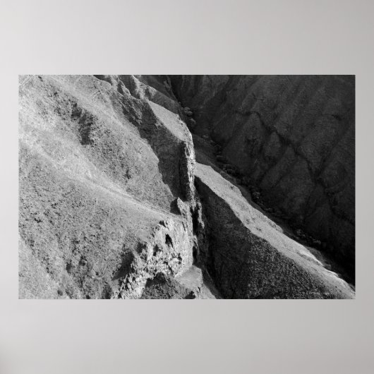 Uitzicht van de bergen poster (Voorkant)