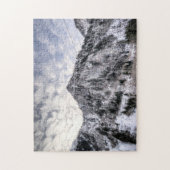 Uitzicht van de bergliften Snowy Legpuzzel (Verticaal)