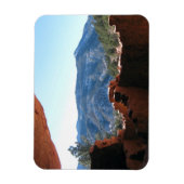 Uitzicht van de bergwoningen van Cliff Magneet (Verticaal)