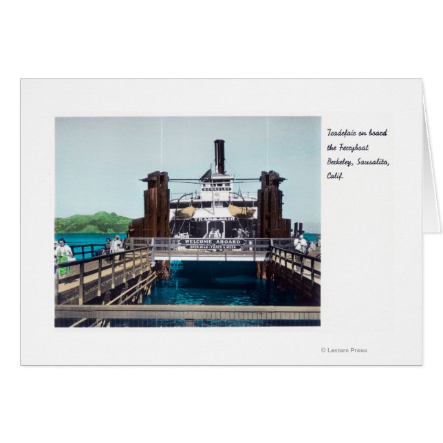 Uitzicht van de Berkeley Ferryboat Trade Fair (Voorkant Horizontaal)