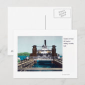 Uitzicht van de Berkeley Ferryboat Trade Fair Briefkaart (Voorkant / Achterkant)