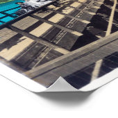 Uitzicht van de Berkeley Ferryboat Trade Fair Poster (Hoek)