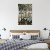 Uitzicht van de bibliotheek, gebouwd 1897-1999 canvas afdruk (Insitu (Slaapkamer))