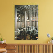Uitzicht van de bibliotheek, gebouwd 1897-1999 canvas afdruk (Insitu (Woonkamer))