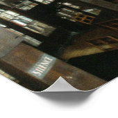 Uitzicht van de bibliotheek, gebouwd 1897-1999 poster (Hoek)