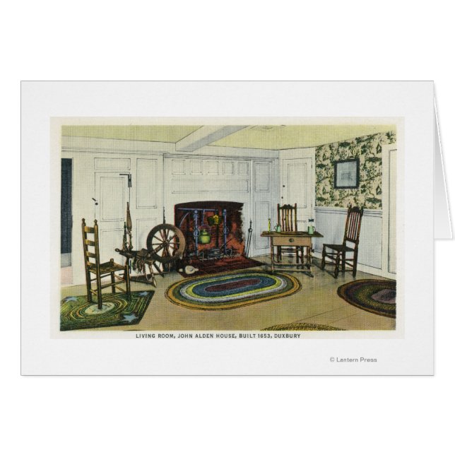 Uitzicht van de binnenhuiskamer van de John Alden (Voorkant Horizontaal)
