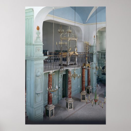 Uitzicht van de binnenplaats van de Cavaillon Poster (Voorkant)
