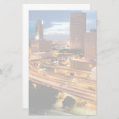 Uitzicht van de binnenstad briefpapier (Voorkant / Achterkant)