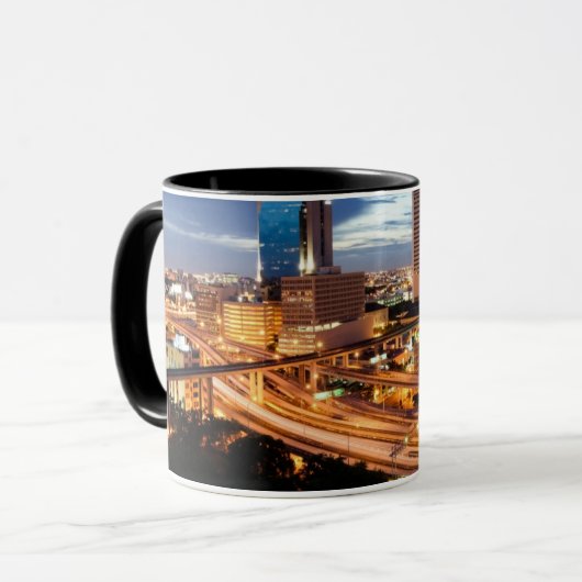 Uitzicht van de binnenstad mok (Voorkant links)