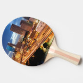 Uitzicht van de binnenstad tafeltennisbatje (Zijkant)
