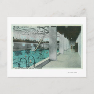 Uitzicht van de binnenstad van het Ventura Bath Ho Briefkaart