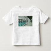 Uitzicht van de binnenstad van het Ventura Bath Ho Kinder Shirts (Voorkant)