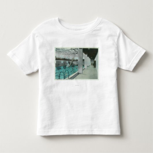 Uitzicht van de binnenstad van het Ventura Bath Ho Kinder Shirts (Voorkant)