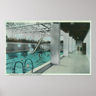 Uitzicht van de binnenstad van het Ventura Bath Ho Poster