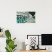 Uitzicht van de binnenstad van het Ventura Bath Ho Poster (Thuiskantoor)