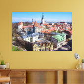 Uitzicht van de binnenstad van Tallinn Canvas Afdruk (Insitu (Woonkamer))