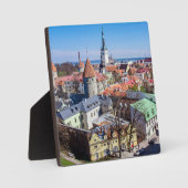 Uitzicht van de binnenstad van Tallinn Fotoplaat (Voorkant)