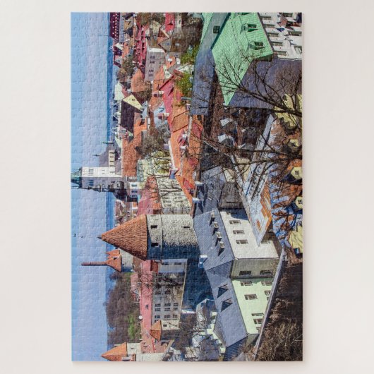 Uitzicht van de binnenstad van Tallinn Legpuzzel (Verticaal)