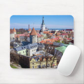 Uitzicht van de binnenstad van Tallinn Muismat (Met muis)