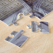 Uitzicht van de binnenzijde van de cupola, ingebou legpuzzel (Zijkant)
