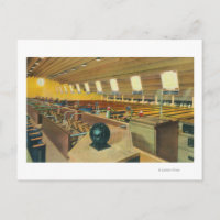 Uitzicht van de binnenzijde van het Sunset Bowling