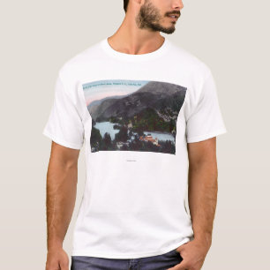 Uitzicht van de blauwe meren, CA T-shirt