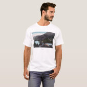 Uitzicht van de blauwe meren, CA T-shirt (Voorkant volledig)