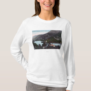 Uitzicht van de blauwe meren, CA T-shirt