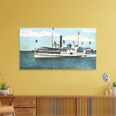 Uitzicht van de Block Island Ferry Canvas Afdruk (Insitu (Woonkamer))