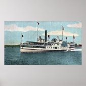 Uitzicht van de Block Island Ferry Poster (Voorkant)