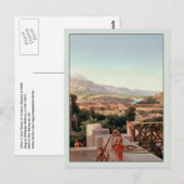 Uitzicht van de Bloem van Griekenland door August  Briefkaart (Voorkant / Achterkant)