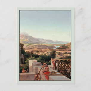 Uitzicht van de Bloem van Griekenland door August Briefkaart