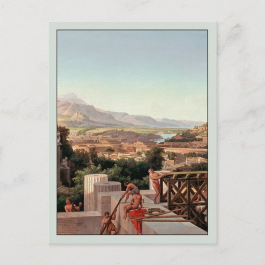 Uitzicht van de Bloem van Griekenland door August  Briefkaart (Voorkant)