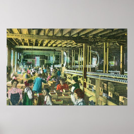 Uitzicht van de boomgaard van Flickenger Poster (Voorkant)