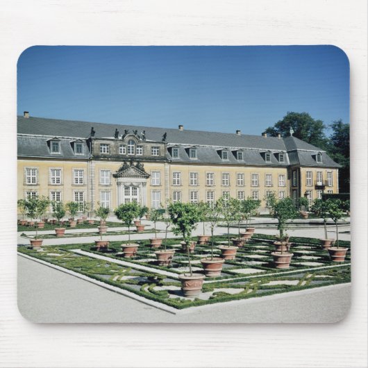 Uitzicht van de boomgaard van het Herrenhausen Muismat (Voorkant)