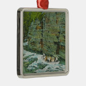 Uitzicht van de boot die naar beneden begint metalen ornament (Rechts)