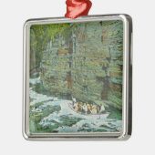 Uitzicht van de boot die naar beneden begint metalen ornament (Links)