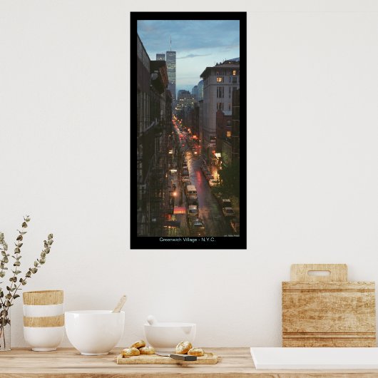 UITZICHT VAN DE BOVENKANT POSTER (Keuken)