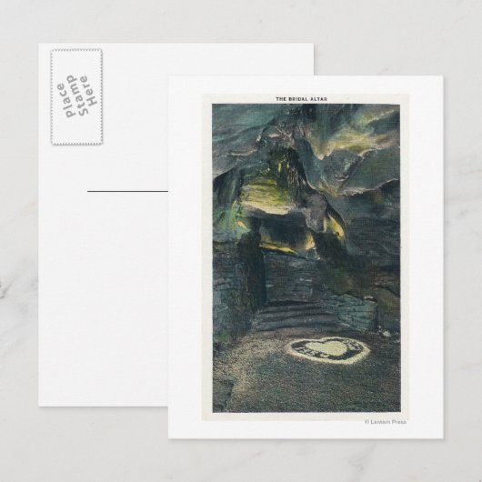 Uitzicht van de Bridal Altar Briefkaart (Voorkant / Achterkant)